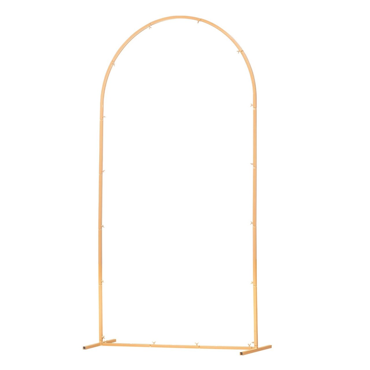 Gold Wedding Arch Backdrop Stand Easy Assembly for Birthday and Ceremony